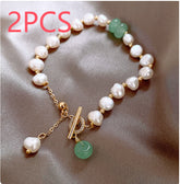 Irregular Freshwater Pearl Adjustable Bracelet